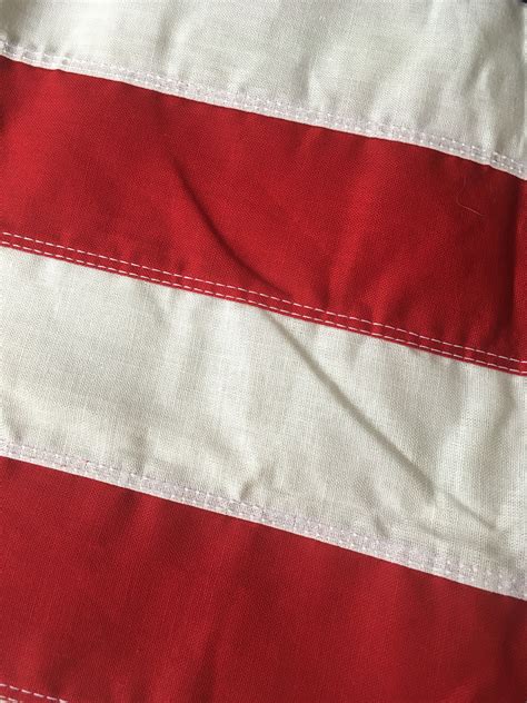 Vintage Cotton American Flag Bunting Usa Reliance Annin Wall Hanging