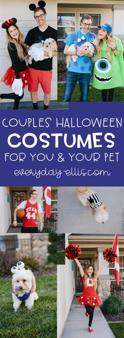 Cheap Diy Couples Costumes For You And Your Pet Everyday Ellis Dog
