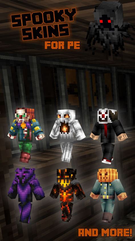 Halloween Skins For Minecraft Pe Spooky Skins For Minecraft Pe