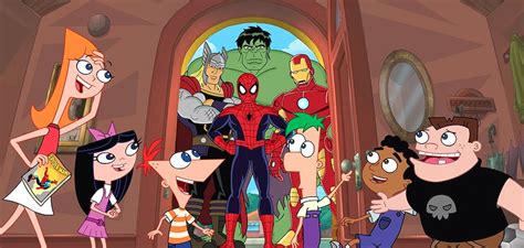 Marvels Avengers Team Up With Phineas And Ferb Trailer — Geektyrant