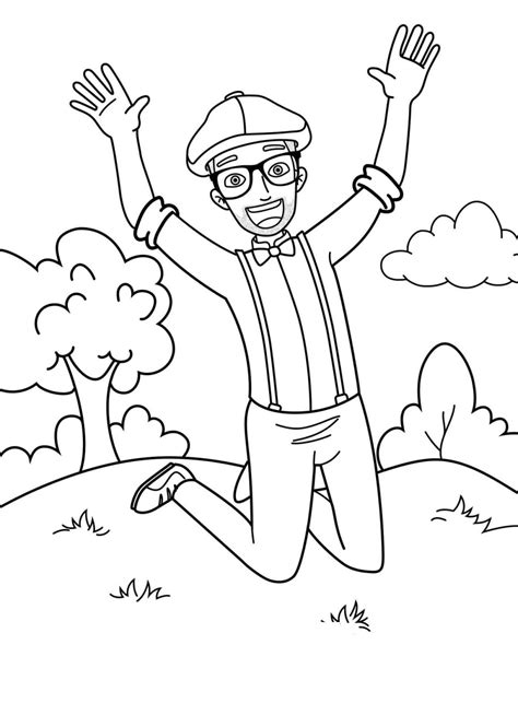 Blippi Coloring Pages 25 Coloring Pages Free Printable