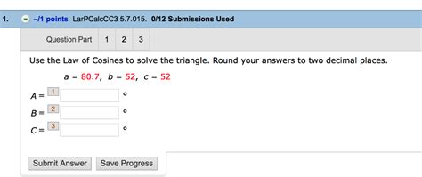 Solved Points Larpcalccc Submissions Chegg