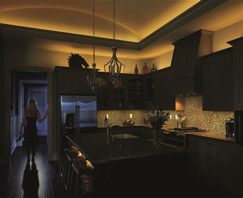 Create A Stylish Ambiance With Lighting Above Kitchen Cabinets
