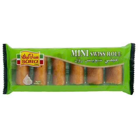 Sara Mini Swiss Rolls Vanilla 6 X 20g Online At Best Price Cakes