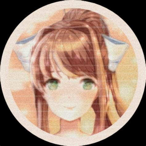 Monika Icon By Chiaki 🍒 Chi Literature Club Cute Games Fan Art