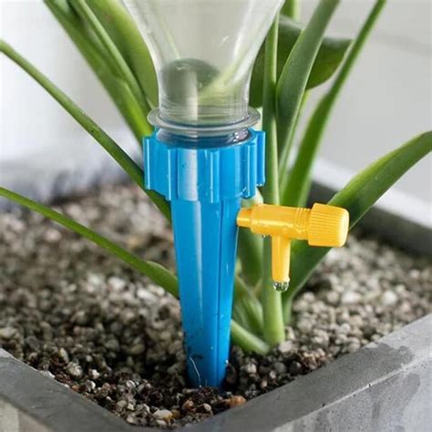 8 Pcsset Automatic Watering Spikes Plant Water Funnel Water Plants