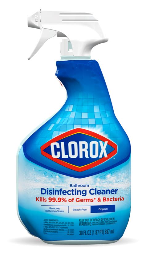 Bathroom Cleaner and Disinfecting Spray | Clorox®
