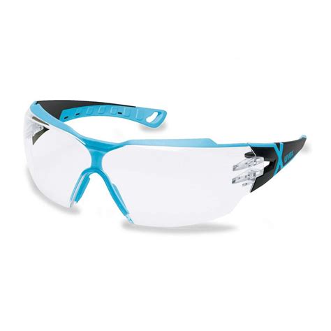 uvex pheos cx2 black and light blue safety glasses buy online in south africa
