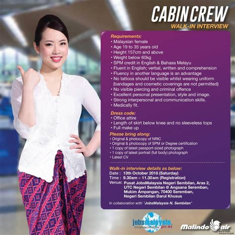 We did not find results for: Malindo Air Cabin Crew Walk-in Interview [Seremban ...