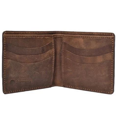 Brown Mens Original Leather Rugged Wallet At Rs 220 In Ghaziabad Id