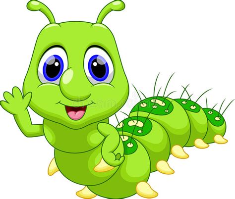 Cute Caterpillar Cartoon Stock Illustration Illustration Of Forest