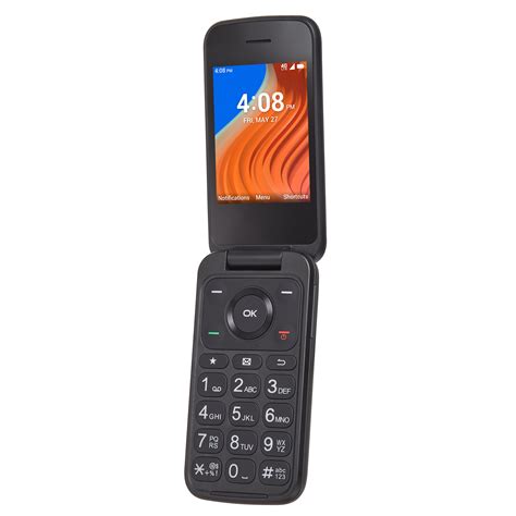 Total By Verizon TCL Flip 2, 8GB, Black- Prepaid Feature Phone [Locked