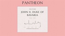 John II, Duke of Bavaria Biography | Pantheon