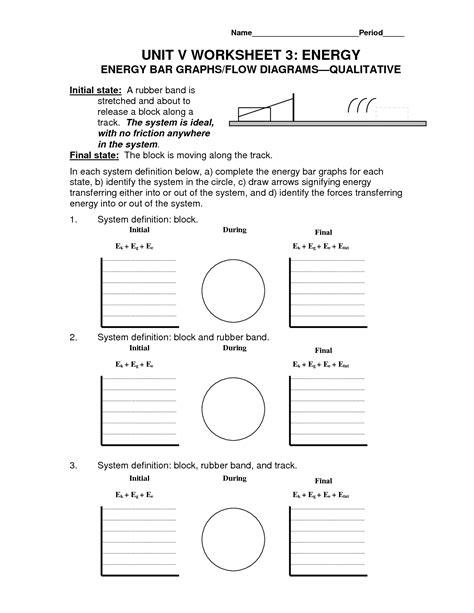 Energy Flow Worksheet Answers