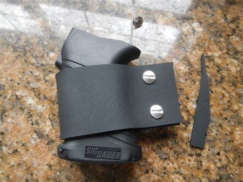 When i was finished with it and put it on my belt i could not get it out of the holster. Firearms and Training: DIY: Make Your Own Non Wrap Around California Grip Out Of Kydex