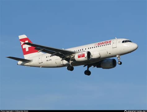 HB IPX Swiss Airbus A319 112 Photo By Aleksandar Bosic ID 062910