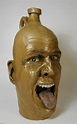 Face jug by Pennsylvania potter Jay Vonderhey | Face jugs, Sculpture ...