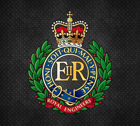 British Army Royal Engineers Logo Decal Emblem Crest Etsy Uk