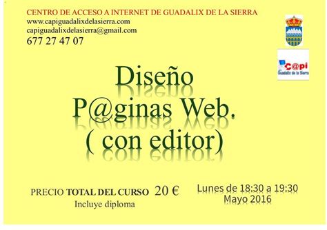 Diseño P GINAS WEB Disenos de unas Cursillo Mayo 2016