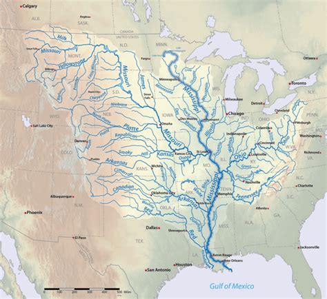 Geography Facts About The Mississippi Watershed Geography Realm