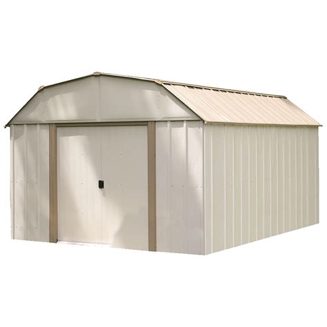 Shop Arrow Lexington LX1014 Galvanized Steel Storage Shed (10' x 14