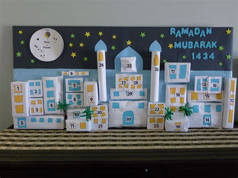 Ramadan Calendar 20131434h Skyline Ramadan Crafts Eid Crafts