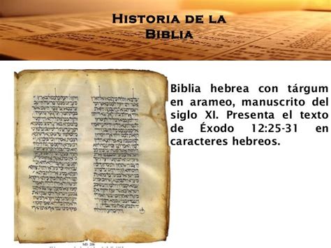 Historia De La Biblia