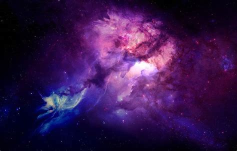 Colors Space Nebula Stars Cosmos Galaxy For Section космос