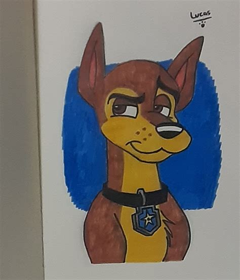 Paw Patrol Grown Up Chase By L21fanarts On Deviantart