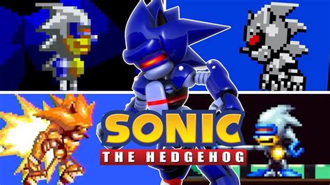 Evolution Of Mecha Sonic In Sonic Games 1992 2023 Youtube
