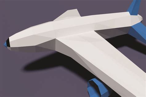 Diy 3d Paper Plane Template 3d Model Origami Printable
