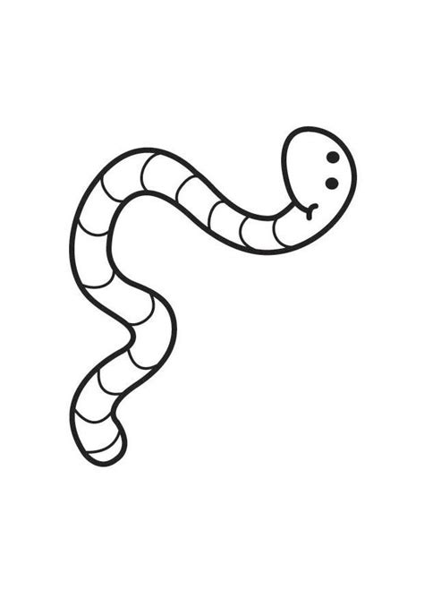 Free Printable Worm Coloring Page Printable Word Searches