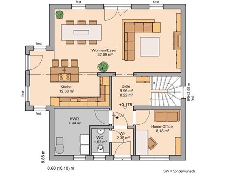 Weitere ideen zu grundriss bungalow, haus grundriss und haus pläne. Raumaufteilung Haus von Grundriss Einfamilienhaus 150 Qm ...