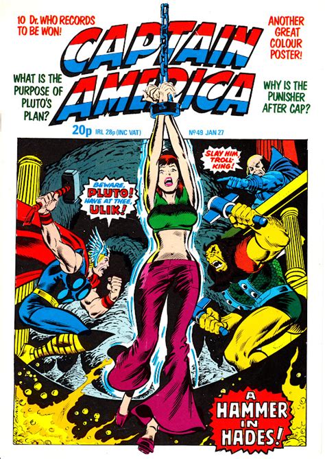 Starlogged Geek Media Again 1981 82 Captain America Weekly Part2