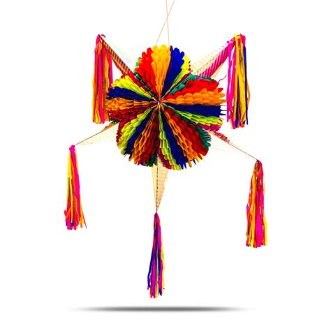Buy Jumbo Rainbow Mexican Star Piñata With 30 Ft Rope Included Holds 5