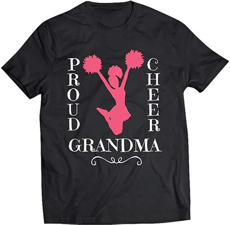 Proud Cheer Grandma Grandmother Cheerleading Ts Shirt For Men Women Amazonca Clothing