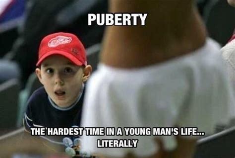 we all know how hard puberty can be r funny