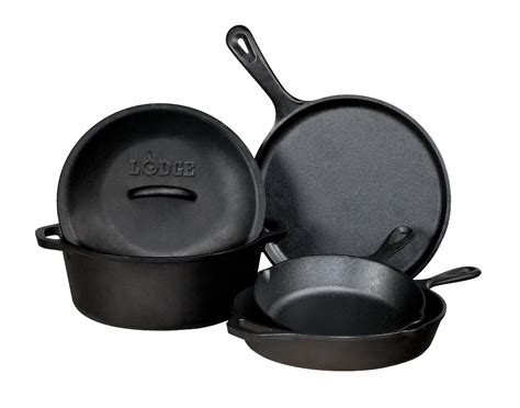 Choosing the one that best suits your needs requires extra research. Lodge 5-Piece Cast Iron Cookware Set Review - Buy?