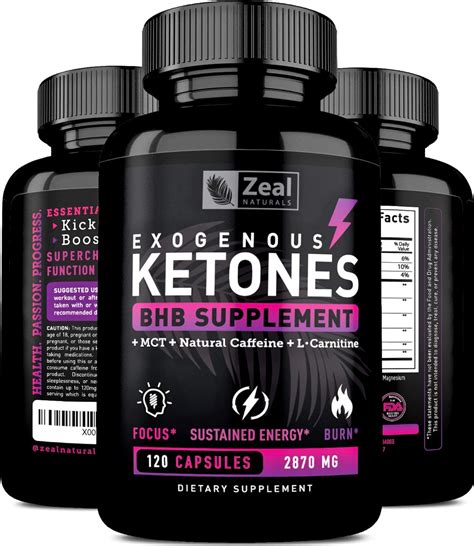 Exogenous Ketones Bhb Keto Pills 2870mg 120 Capsules Diet W Mct