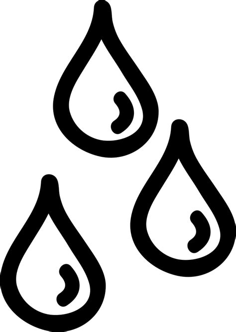 Water Drops Hand Drawn Outlines Svg Png Icon Free Download 7018