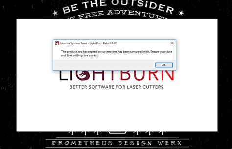 License Expired LightBurn Software Questions OFFICIAL LightBurn