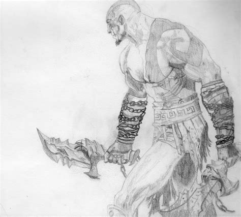 God Of War 2 Kratos By Trediddy97 On Deviantart