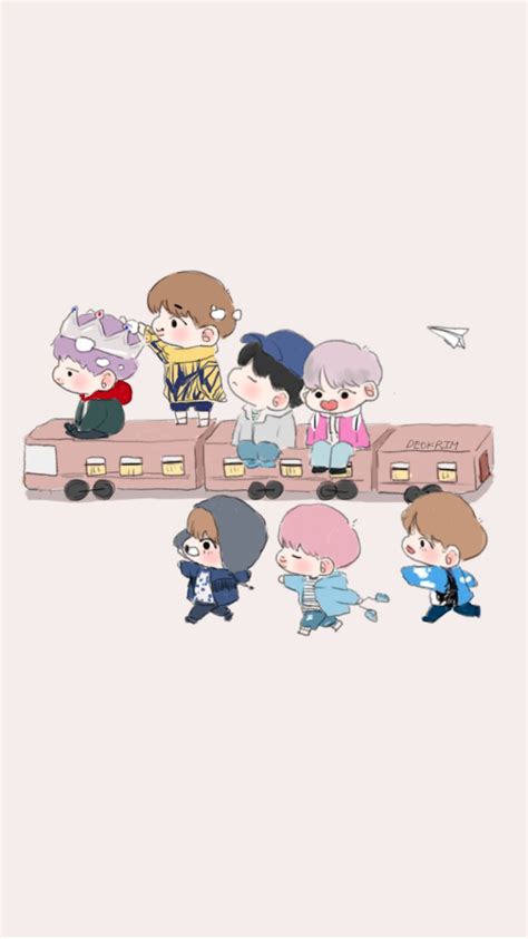 We have 74+ background pictures for you! So cute | Bts chibi, Bts wallpaper, Bts fanart