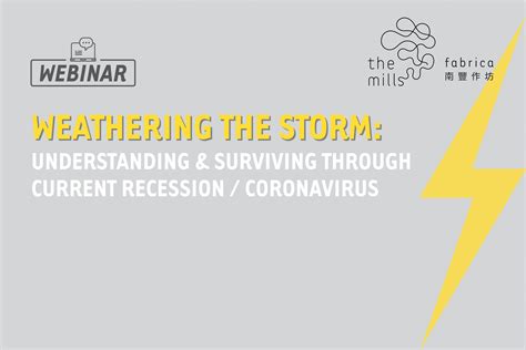 Weathering The Storm Surviving Through Recession Coronavirus The