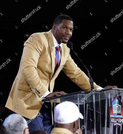 Michael Strahan Hall Fame Inductee Michael Editorial Stock Photo