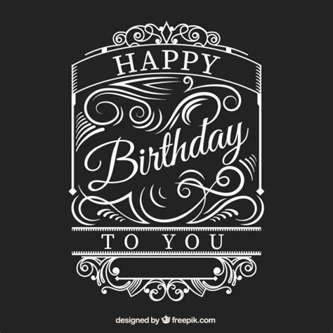Download Happy Birthday Card In Retro Style For Free Happy Birthday