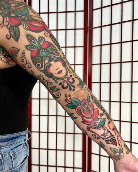 Share More Than 79 Patch Work Tattoo Sleeves Best Ineteachers