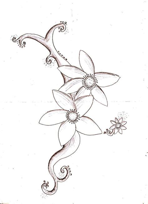 Free Simple Flower Sketch Download Free Simple Flower Sketch Png