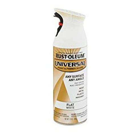 Rust Oleum Universal Flat White Spray Paint 12 Oz Case Of 6
