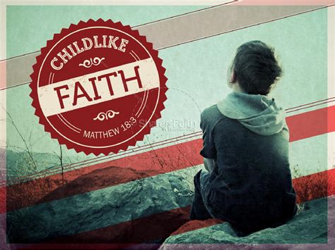 Childlike Faith Sermon Powerpoint Template Clover Media